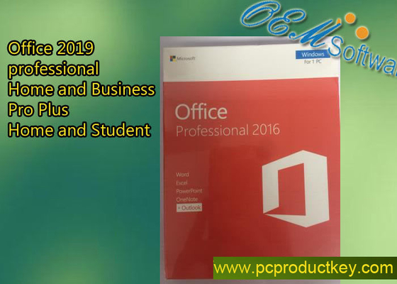 Original Office 2016 PKC Pro Plus Binding Key 5Pc Key Dvd Box