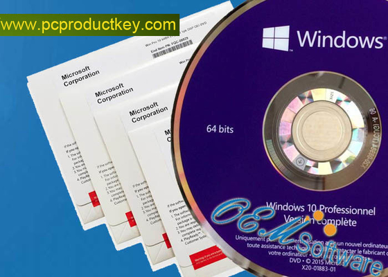 รหัสเปิดใช้งาน Windows 10 Pro Oem Pack แบบออนไลน์การเปิดใช้งานออนไลน์ 64 บิต Win 10 DVD Pack