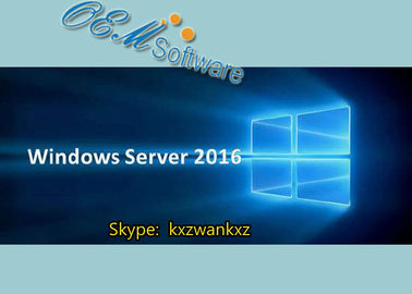COA DVD คีย์มาตรฐาน Windows Server 2016 ของแท้สำหรับ OEM