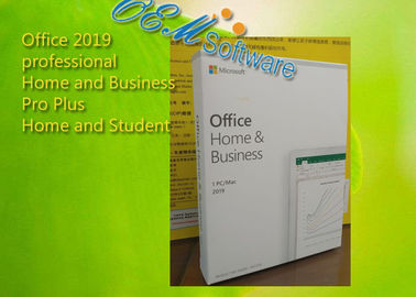 ต้นฉบับ Microsoft Office บ้านและธุรกิจ 2019 HB PKC คีย์การ์ดคีย์ผลิตภัณฑ์