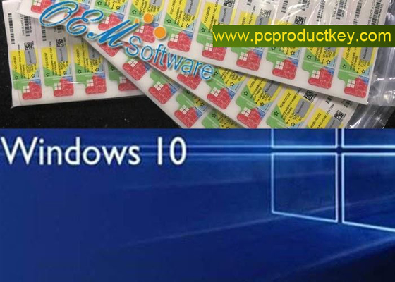 รหัสคีย์ Windows 10 Pro Oem การเปิดใช้งานออนไลน์ 100% รหัสการเปิดใช้งานการขายปลีกชนะ 10 Pro