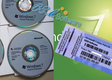 โรงงาน Sealed Windows 7 Professional กล่อง Slim Pack Dvd ออนไลน์ Oem Key White Box